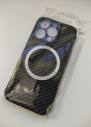 Чохол новий чехол пластик magsafe чорний для на айфон iphone 14 pro1 фото