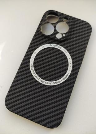 Чохол новий чехол пластик magsafe чорний для на айфон iphone 14 pro2 фото