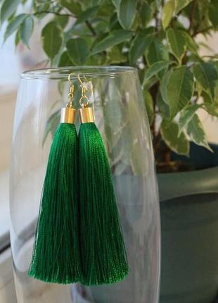 Сережки кисточки