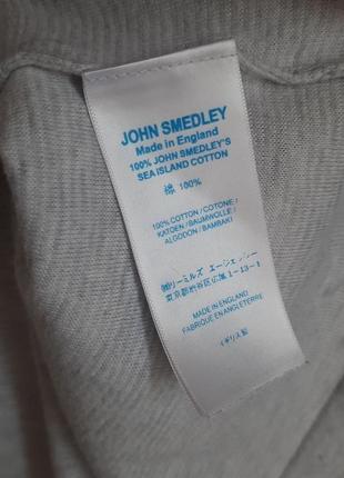 Футболка john smedley sea island cotton2 фото