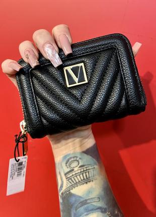Новинка! гаманець victoria's secret small wallet v-quilt black