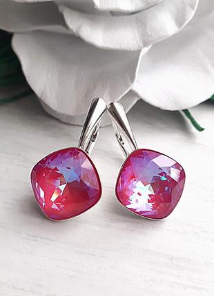 Сережки сваровські swarovski