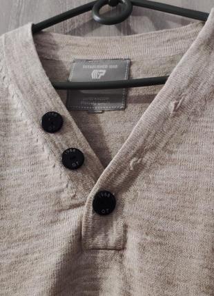 Теплий чоловічий светр із бавовни, розмір 50-52