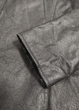 Clockhouse куртка шкіряна чорна чоловіча жакет піджак шкіряйний чорний мужский р. m 48 - 4610 фото