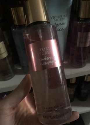 Strawberries and shampagne  victoria’s secret pink міст мист спрей