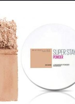 Maybelline super stay powder longwear стойкая пудра для лица