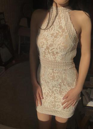 Платье ажурное свадебное/вечернее2 фото