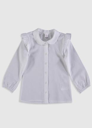 4-5 років 104-110 см нова сорочка блуза блузка для модниць легка натуральна lc waikiki вайкікі1 фото