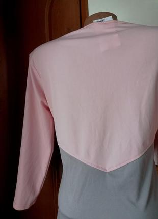 🌺ніжна сукня пастельного відтінку 🌺платье серое в стиле колор блок4 фото