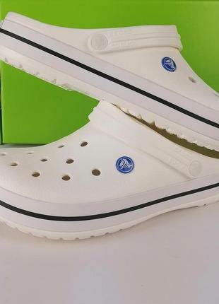 Crocband крокси унісекс white білі