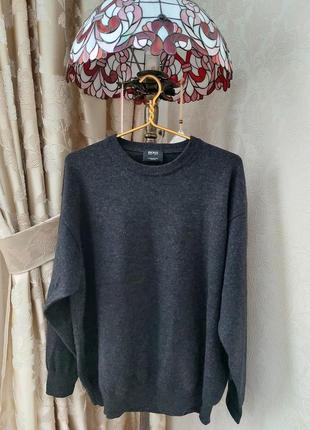 Свитер от hugo boss лама + кашемир италия.