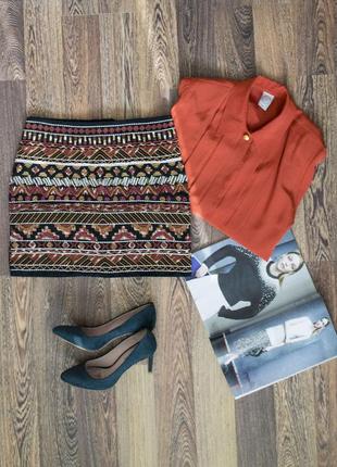 Спідниця h&m з вишивкою