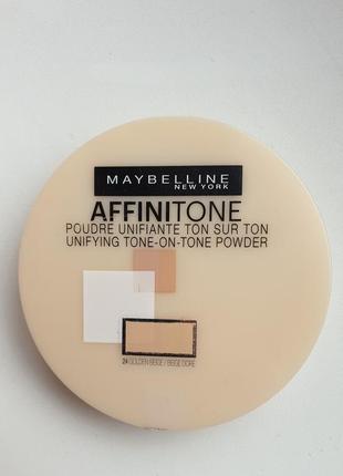Maybelline affinitone powder компактная пудра для лица1 фото