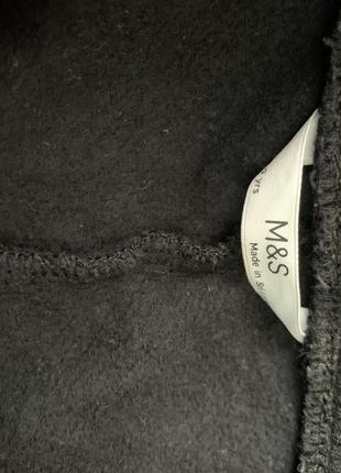 Marks & spenser тёплые спортивные штаны на флисе джоггеры.6 фото