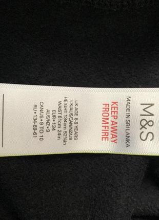 Marks & spenser тёплые спортивные штаны на флисе джоггеры.7 фото