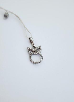 Серебряная подвеска сова