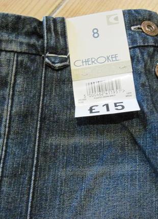 .новая джинсовая юбка "cherokee" р.427 фото