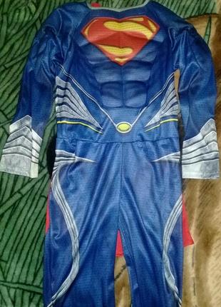 Карнавальный костюм супер мен на 7-8лет.