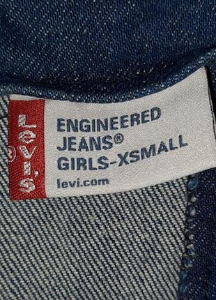 Винтажное женское джинсовое платье levi's | levis engineered vintage3 фото