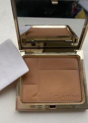 Компактная пудра clarins ever mat poudre compacte