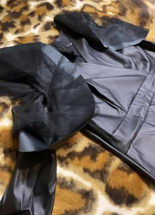 Шкіряня сукня