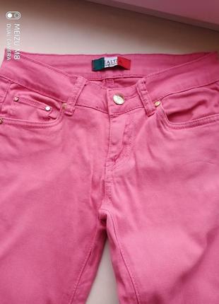 (816)стрейчевые узкие джинсы  pealtia/размер 265 фото