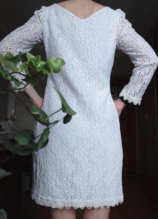 Гіпюрова, мереживна сукня atmosphere/кружевное, нарядное платье3 фото