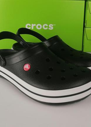 Crocband crocs крокси унісекс black чорні1 фото