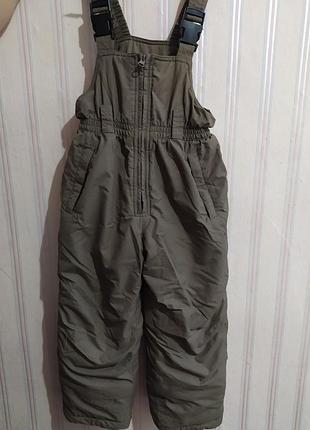 Полукомбинезон зима для мальчика р.110