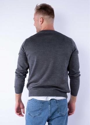 Чоловічий джемпер, светер, базова кофта4 фото
