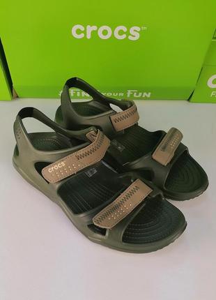 Чоловічі сандалії swiftwater river sandal чорні хакі коричневі2 фото