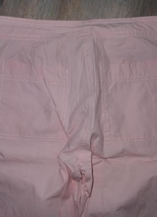 C&a рожеві укорочені брюки капрі бавовна4 фото