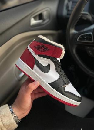 Жіночі кросівки jordan retro 1  женские кроссовки джордан  зимние3 фото