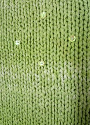 Восхитительно зеленый ,супер мягкий свитерок2 фото