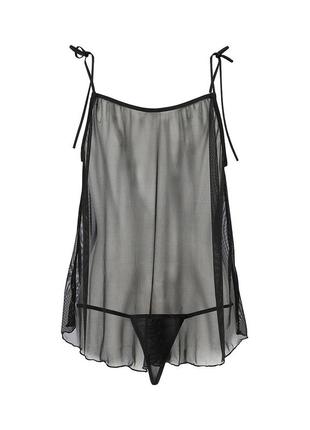 Платье пеньюар сорочка ночнушка сетка кружево бантики завязки ажур2 фото