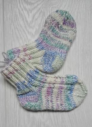 Дитячі в'язані шкарпетки в асортименті (розміри 21-30)2 фото
