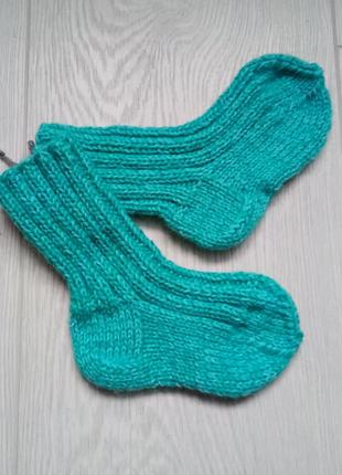 Дитячі в'язані шкарпетки в асортименті (розміри 21-30)3 фото