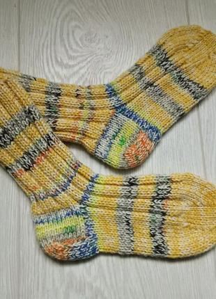Дитячі в'язані шкарпетки в асортименті (розміри 21-30)8 фото