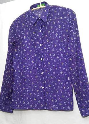 Cacharel, рубашка блуза хлопок коттон, made swiss