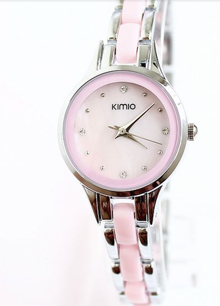 Женские наручные часы kimio  розовые2 фото