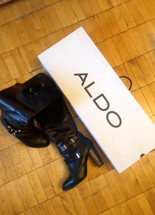 Кожаные сапоги aldo1 фото