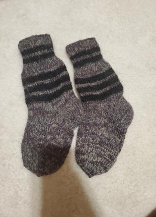 Теплі вязані носочки