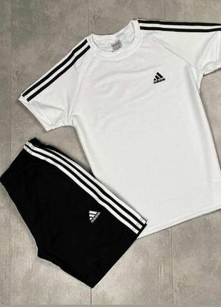 Летний костюм шорты и футболка adidas1 фото