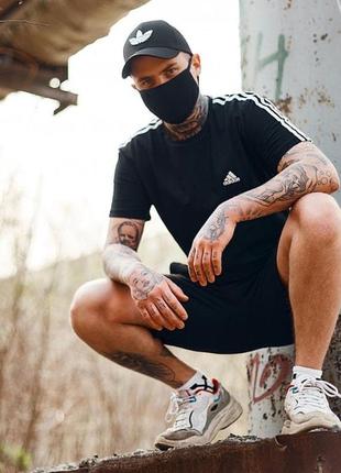 Летний костюм шорты и футболка adidas4 фото