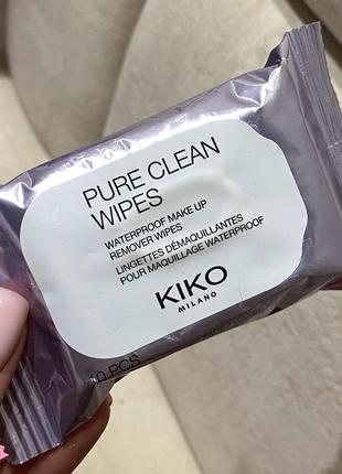 Kiko milano серветки для зняття макіяжу