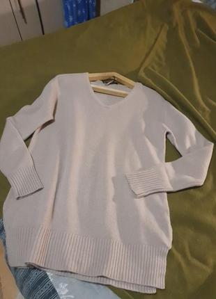 Подовженний джемпер( вовна70%+кашемір30%)