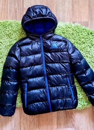 Теплая демисезонная куртка adidas, зимняя куртка adidas1 фото