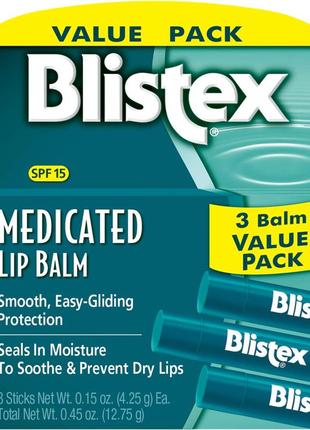 Blistex, бальзам для губ с лечебным действием, защита губ1 фото
