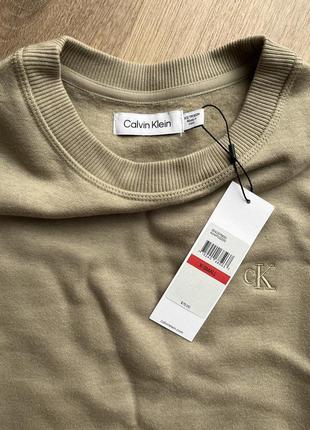 Кофта calvinklein на флісі бежева xs4 фото