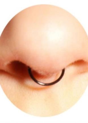 Сережка обманка в ніс септум мінімалізм унісекс